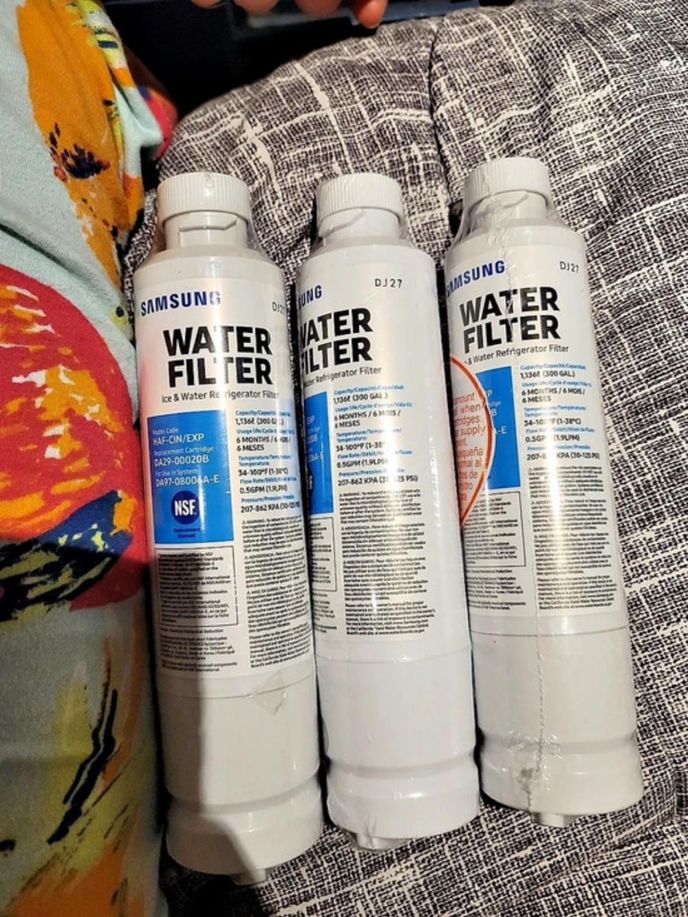 3 FOR 1 - Samsung HAF-CIN/EXP Ice & Water Refrigerator Filter (lot Of 3/3pack)